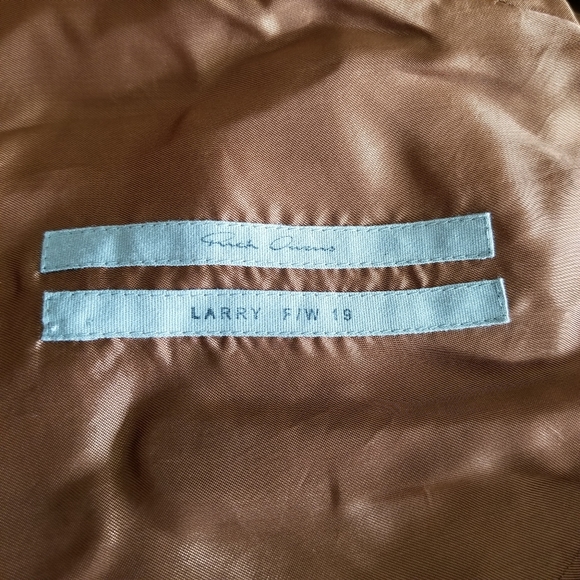 SOLD ⭐2XHOST PICK⭐ RICK OWENS Rust Cropped Lambskin Leather Jacket - Picture 10 of 16